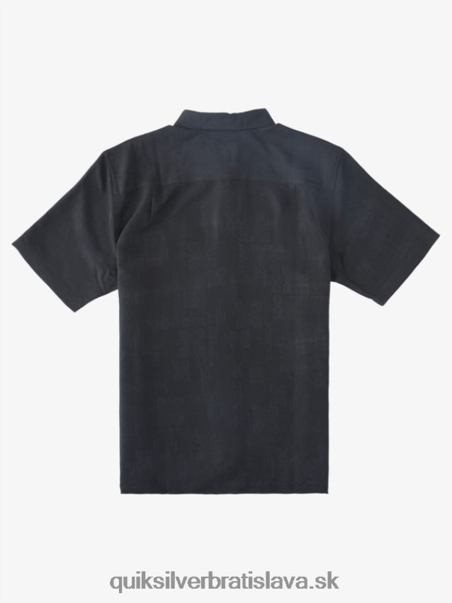 vodník manele bay košeľa s krátkym rukávom Quiksilver muži B80HXR798 čierna