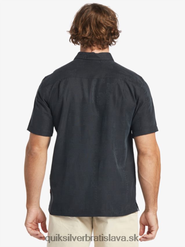 vodník manele bay košeľa s krátkym rukávom Quiksilver muži B80HXR798 čierna