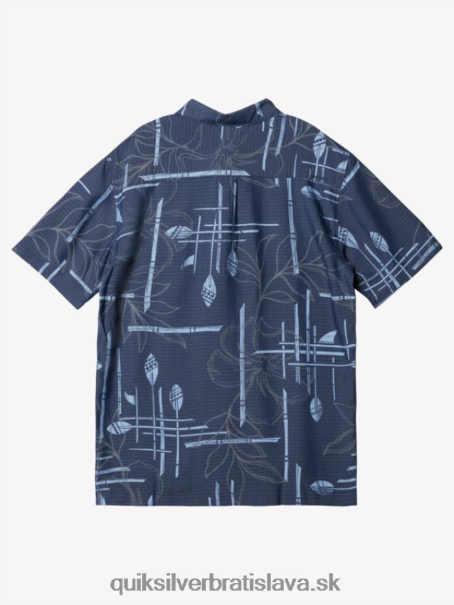 vodník paddle out košeľa s krátkym rukávom Quiksilver muži B80HXR1415 námornícke sako
