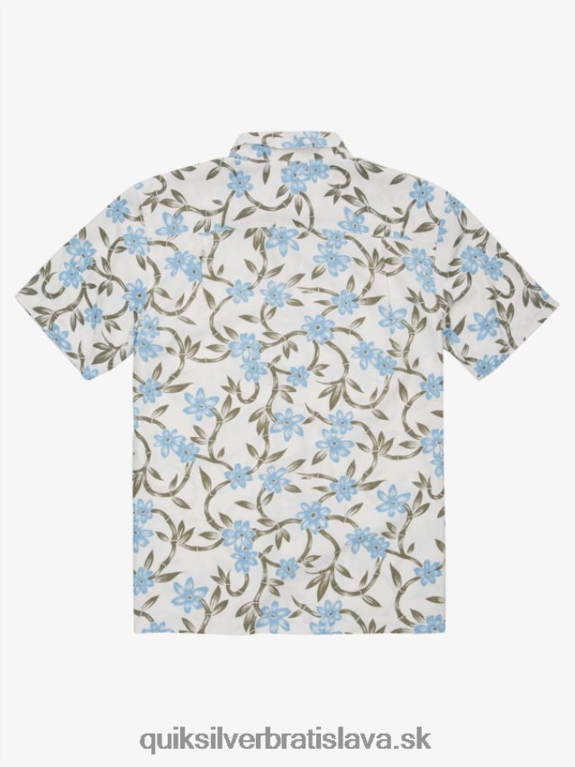 vodník twisted flow košeľa s krátkym rukávom Quiksilver muži B80HXR1351 súmrak modrý skrútený tok