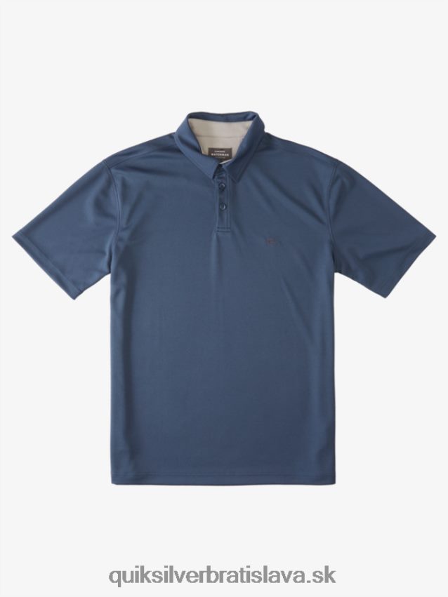 vodník vodné polo tričko s krátkym rukávom Quiksilver muži B80HXR96 polnočné námorníctvo