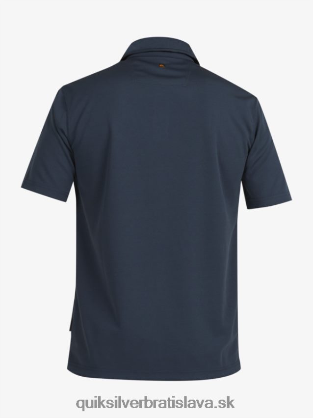 vodník vodné polo tričko s krátkym rukávom Quiksilver muži B80HXR96 polnočné námorníctvo