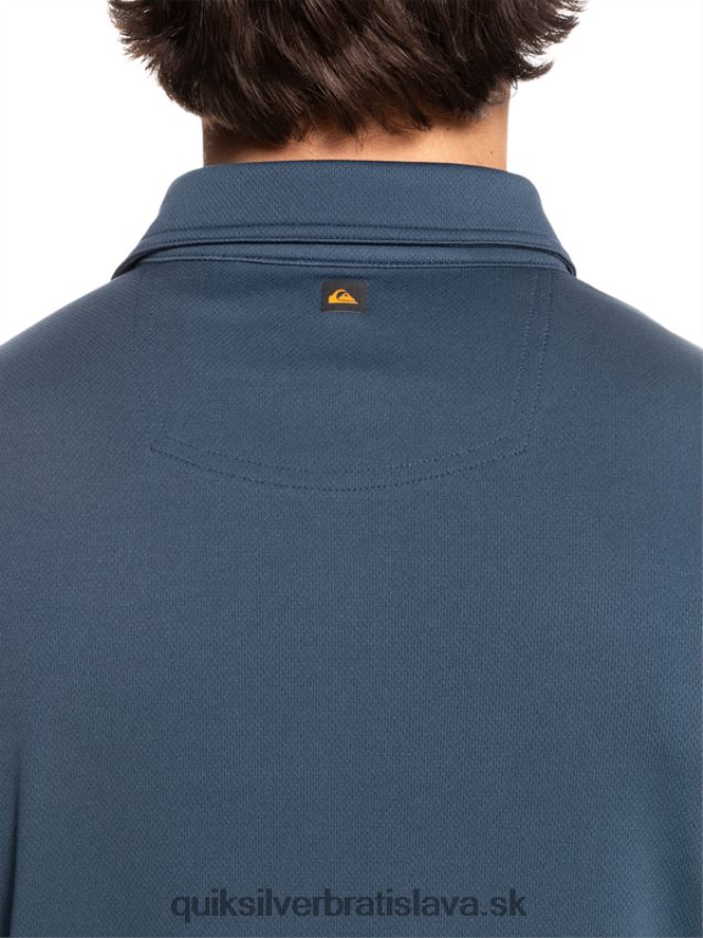 vodník vodné polo tričko s krátkym rukávom Quiksilver muži B80HXR96 polnočné námorníctvo