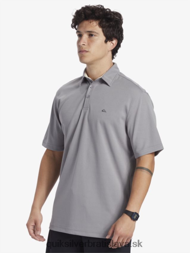 vodník vodné polo tričko s krátkym rukávom Quiksilver muži B80HXR97 žraločej kože