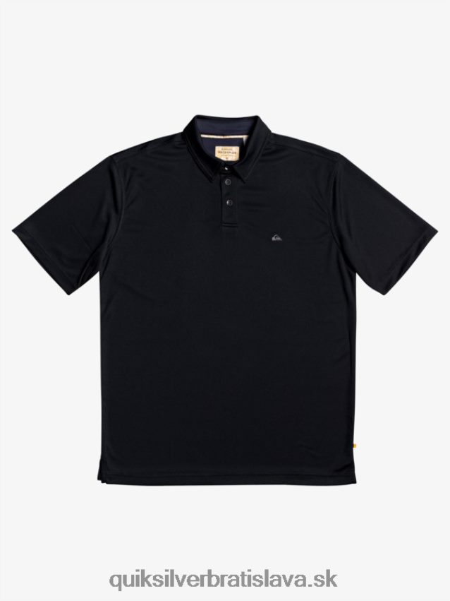 vodník vodné polo tričko s krátkym rukávom Quiksilver muži B80HXR98 čierna