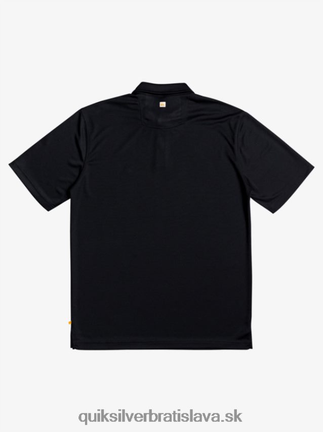 vodník vodné polo tričko s krátkym rukávom Quiksilver muži B80HXR98 čierna