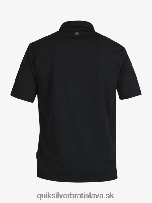 vodník vodné polo tričko s krátkym rukávom Quiksilver muži B80HXR98 čierna