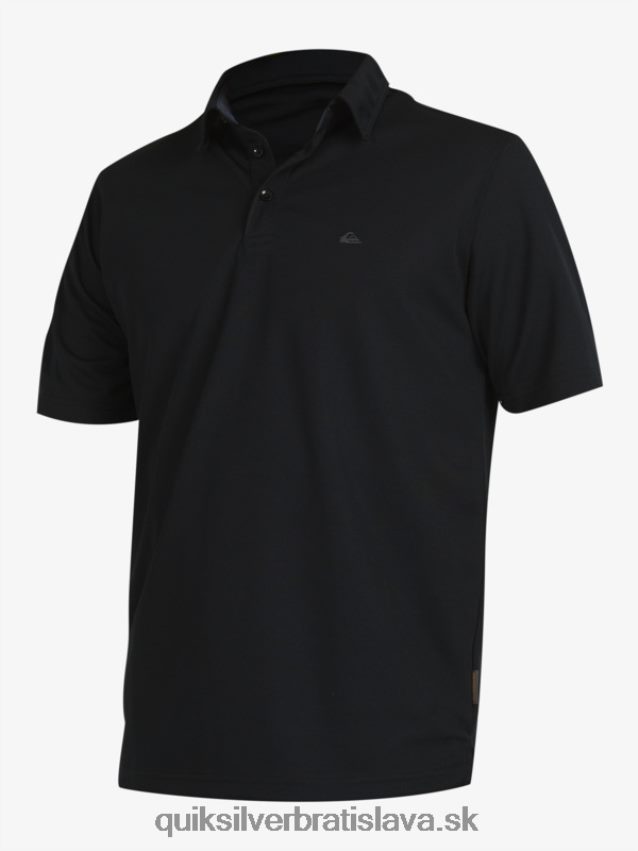 vodník vodné polo tričko s krátkym rukávom Quiksilver muži B80HXR98 čierna