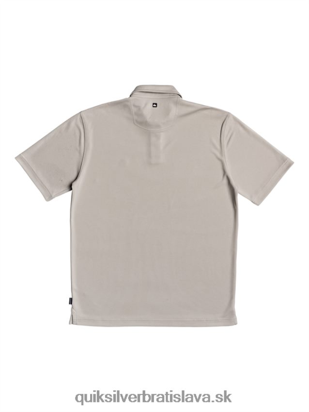vodník vodné polo tričko s krátkym rukávom Quiksilver muži B80HXR99 sivá sivá