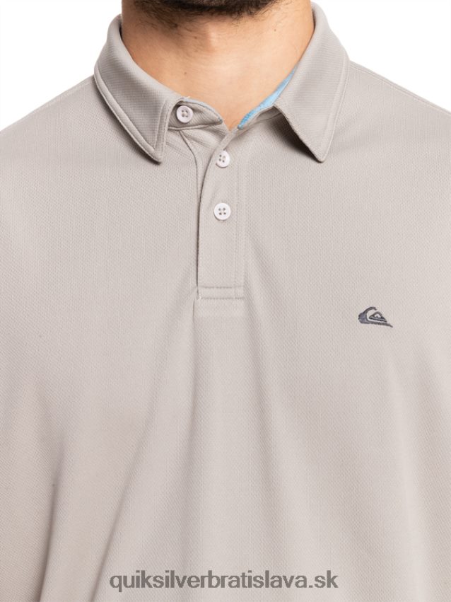 vodník vodné polo tričko s krátkym rukávom Quiksilver muži B80HXR99 sivá sivá