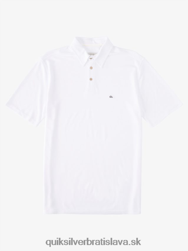 vodní pólo polokošeľa s krátkym rukávom Quiksilver muži B80HXR246 biely