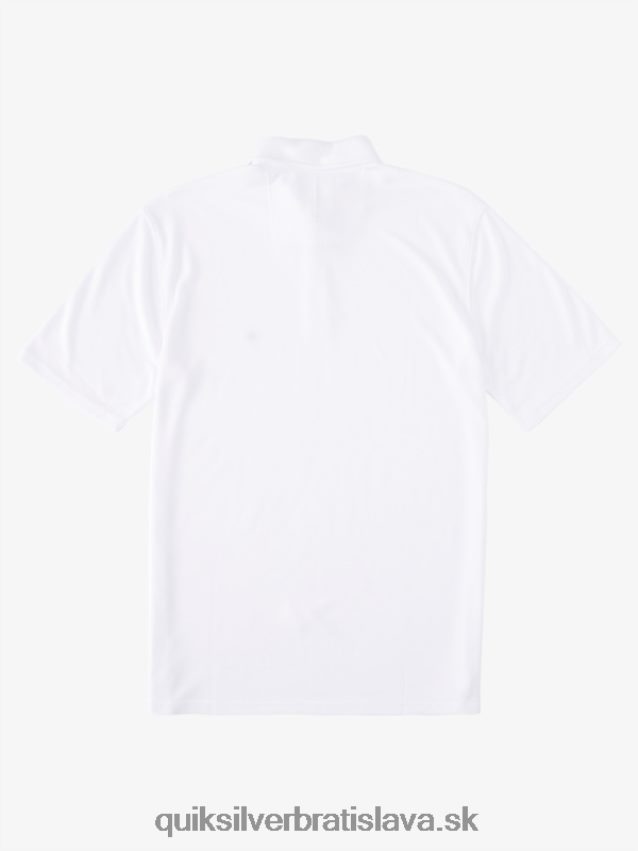 vodní pólo polokošeľa s krátkym rukávom Quiksilver muži B80HXR246 biely