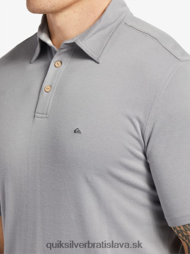 vodní pólo polokošeľa s krátkym rukávom Quiksilver muži B80HXR247 žraločej kože