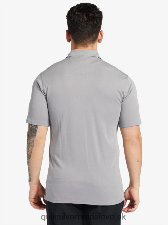 vodní pólo polokošeľa s krátkym rukávom Quiksilver muži B80HXR247 žraločej kože