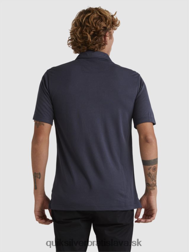 vodní pólo polokošeľa s krátkym rukávom Quiksilver muži B80HXR250 modré noci