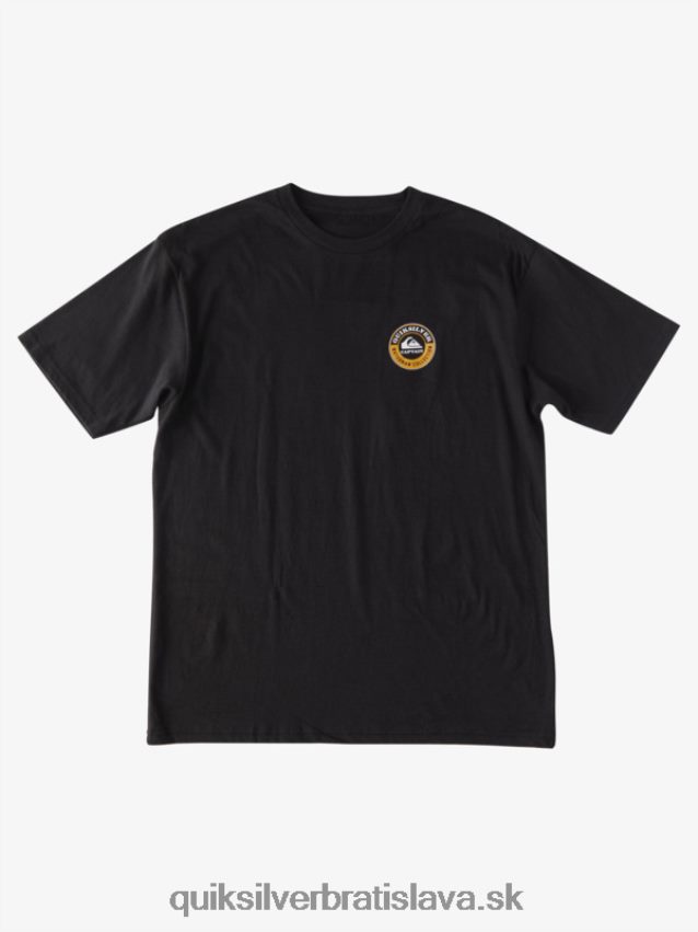 w tričko na cestu kapitánov Quiksilver muži B80HXR1372 čierna