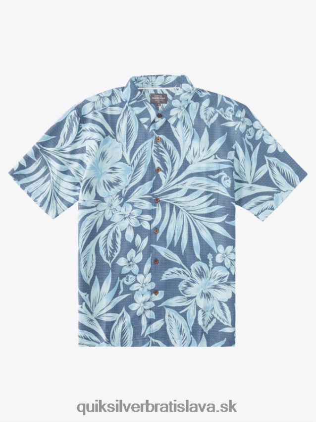 waterman brunch time košeľa s krátkym rukávom Quiksilver muži B80HXR1335 práporčíkové modré brunchové dni