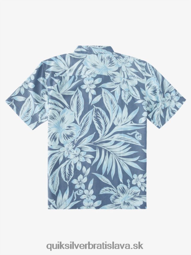 waterman brunch time košeľa s krátkym rukávom Quiksilver muži B80HXR1335 práporčíkové modré brunchové dni