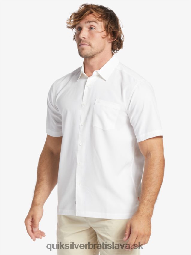 waterman centinela prémiová protivrásková košeľa Quiksilver muži B80HXR1300 biela centinella