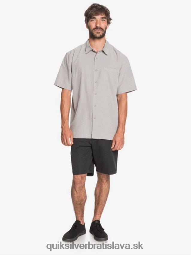waterman centinela prémiová protivrásková košeľa Quiksilver muži B80HXR1301 pazúrik sivá centinella
