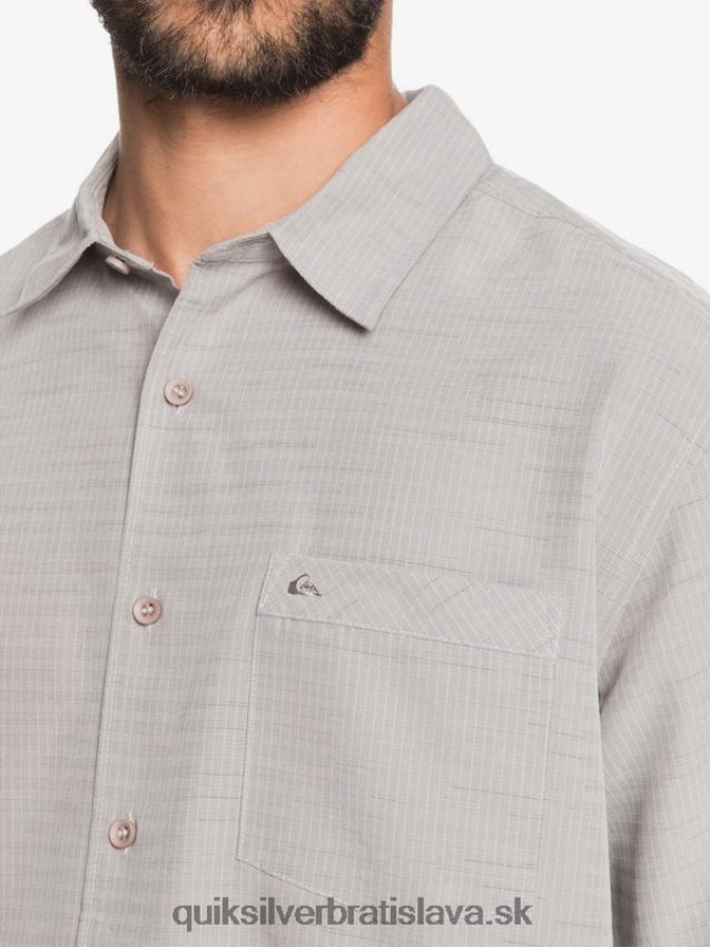 waterman centinela prémiová protivrásková košeľa Quiksilver muži B80HXR1301 pazúrik sivá centinella