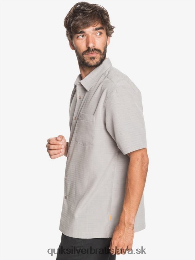 waterman centinela prémiová protivrásková košeľa Quiksilver muži B80HXR1301 pazúrik sivá centinella
