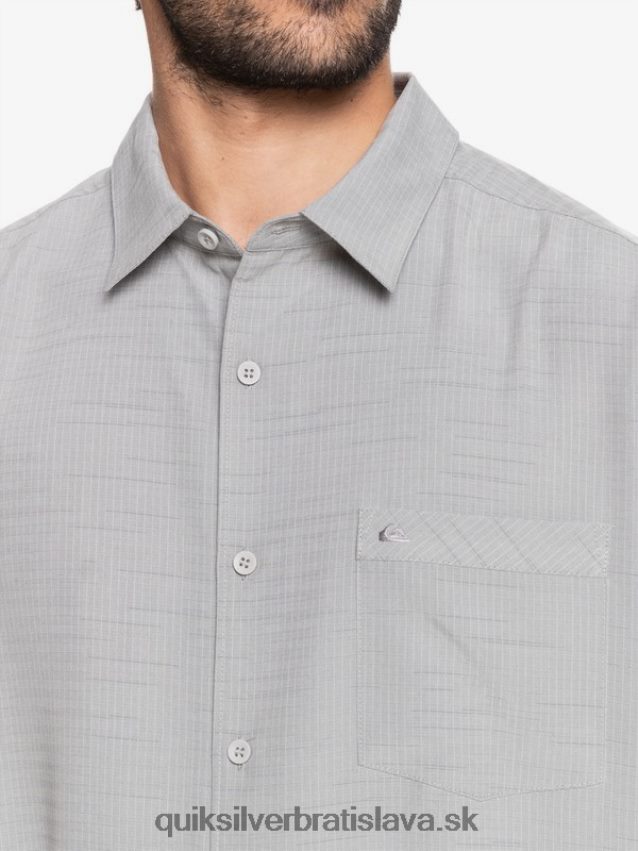 waterman centinela prémiová protivrásková košeľa Quiksilver muži B80HXR1301 pazúrik sivá centinella