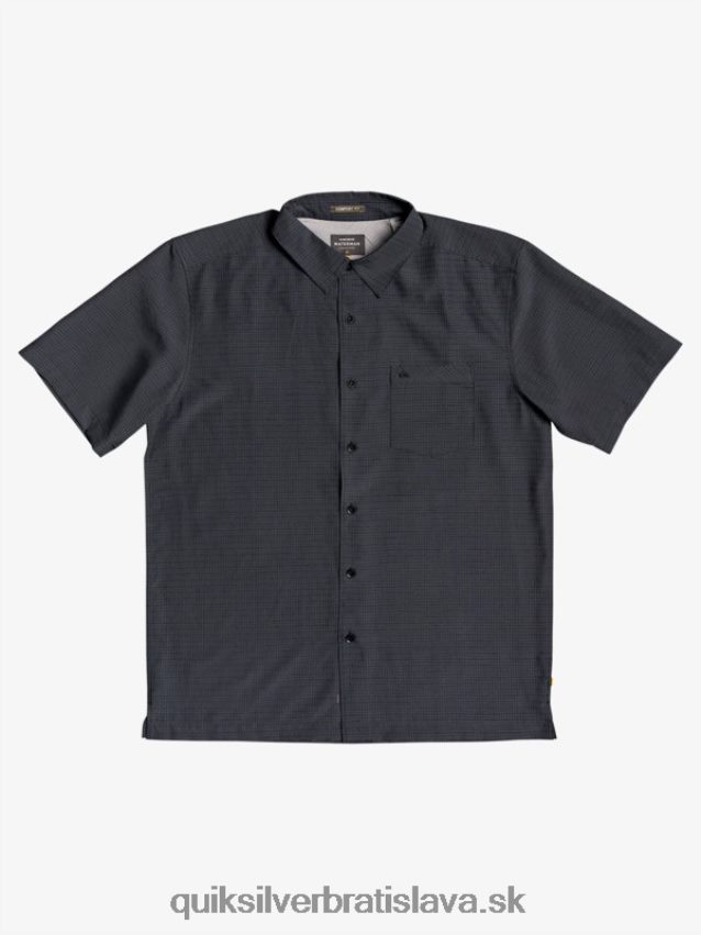 waterman centinela prémiová protivrásková košeľa Quiksilver muži B80HXR1303 čierna centinella