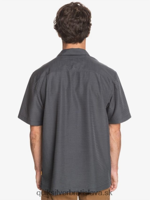 waterman centinela prémiová protivrásková košeľa Quiksilver muži B80HXR1303 čierna centinella