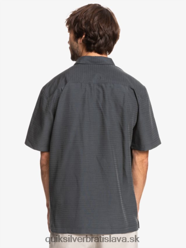 waterman centinela prémiová protivrásková košeľa Quiksilver muži B80HXR1303 čierna centinella