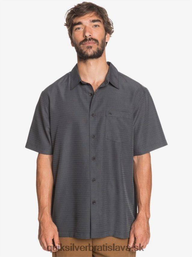 waterman centinela prémiová protivrásková košeľa Quiksilver muži B80HXR1303 čierna centinella