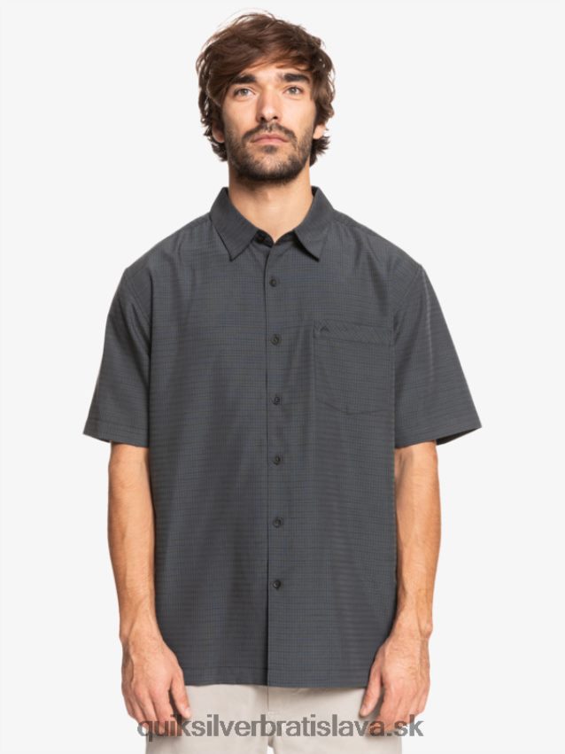 waterman centinela prémiová protivrásková košeľa Quiksilver muži B80HXR1303 čierna centinella