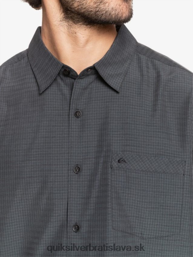 waterman centinela prémiová protivrásková košeľa Quiksilver muži B80HXR1303 čierna centinella