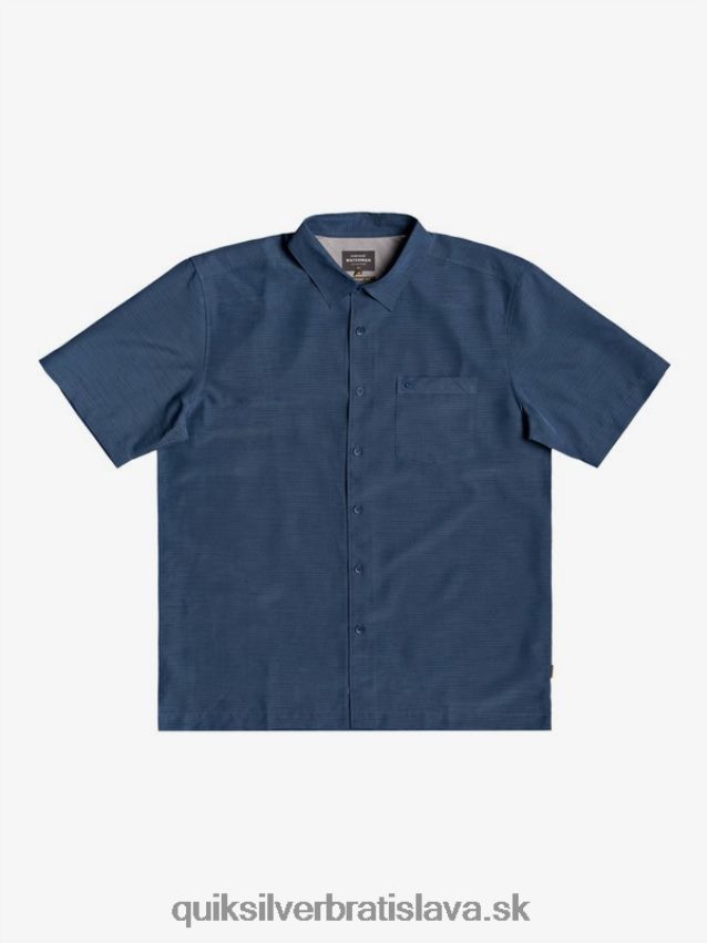 waterman centinela prémiová protivrásková košeľa Quiksilver muži B80HXR1304 polnočná námornícka centinella