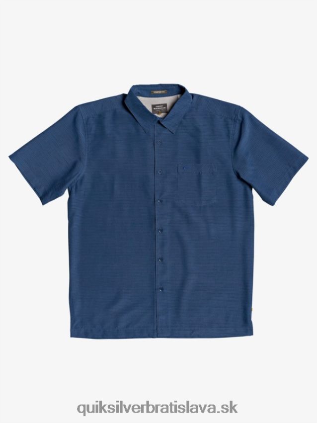 waterman centinela prémiová protivrásková košeľa Quiksilver muži B80HXR1304 polnočná námornícka centinella