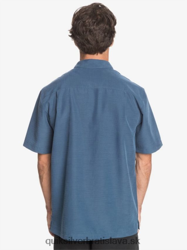 waterman centinela prémiová protivrásková košeľa Quiksilver muži B80HXR1304 polnočná námornícka centinella