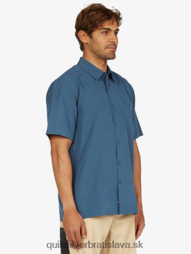 waterman centinela prémiová protivrásková košeľa Quiksilver muži B80HXR1304 polnočná námornícka centinella