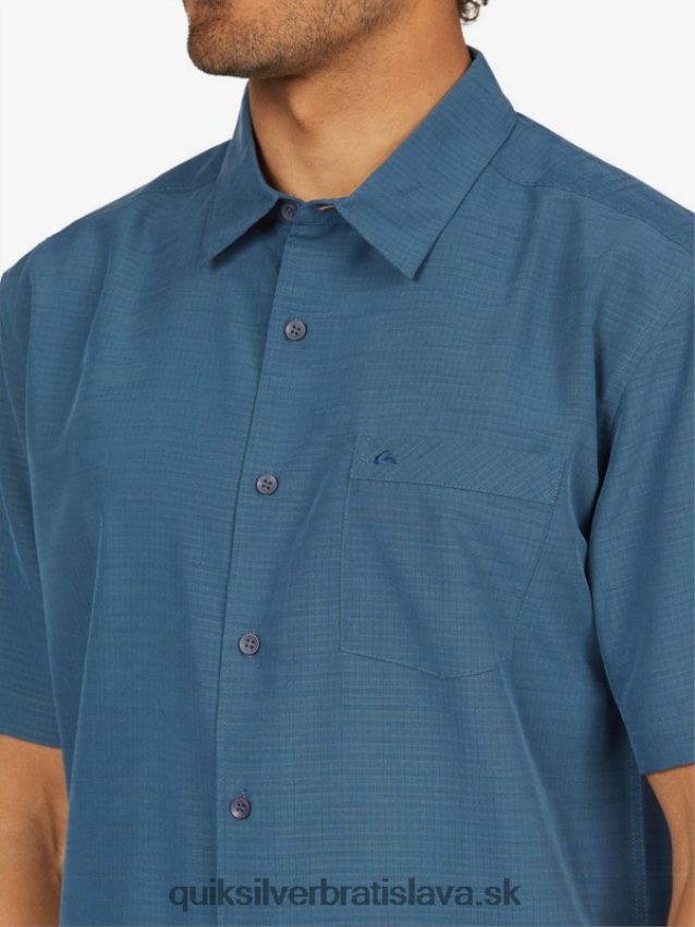 waterman centinela prémiová protivrásková košeľa Quiksilver muži B80HXR1304 polnočná námornícka centinella