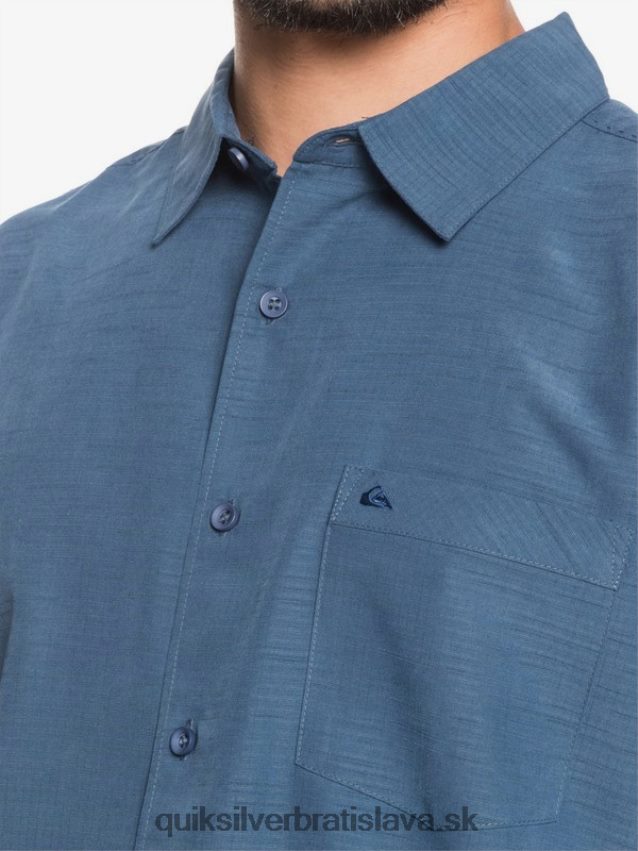 waterman centinela prémiová protivrásková košeľa Quiksilver muži B80HXR1304 polnočná námornícka centinella