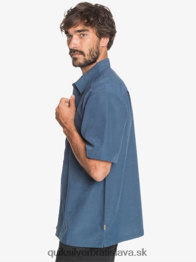 waterman centinela prémiová protivrásková košeľa Quiksilver muži B80HXR1304 polnočná námornícka centinella