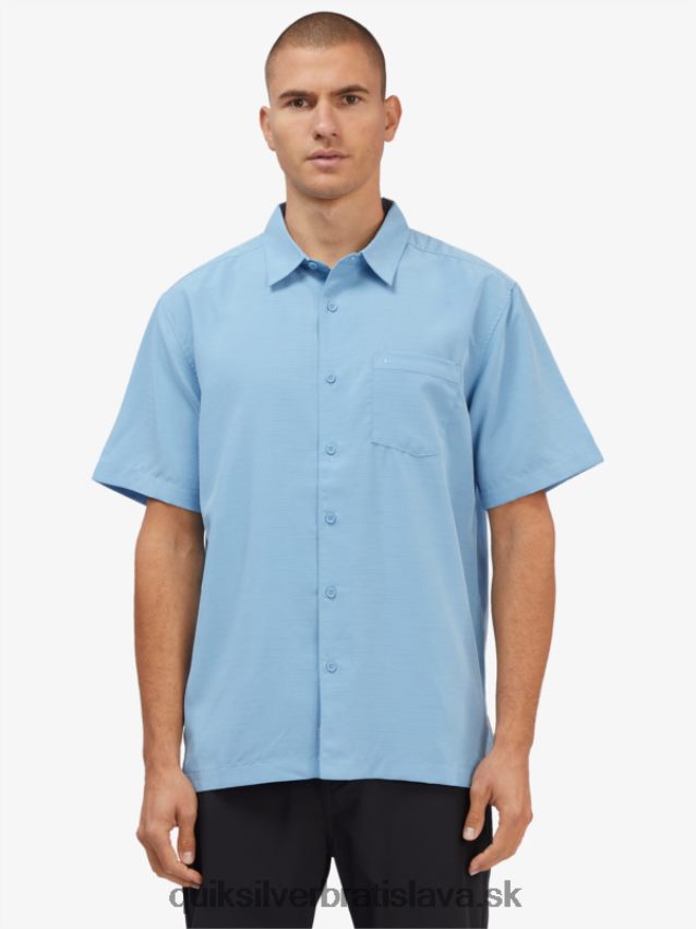 waterman centinela prémiová protivrásková košeľa Quiksilver muži B80HXR1305 súmrak modrá centinella