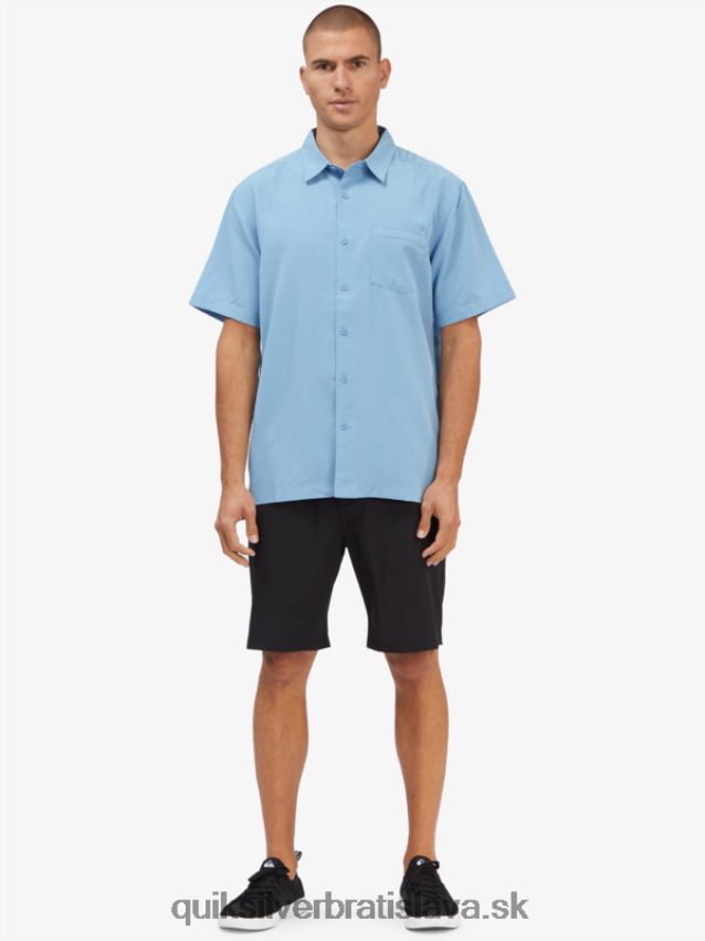waterman centinela prémiová protivrásková košeľa Quiksilver muži B80HXR1305 súmrak modrá centinella