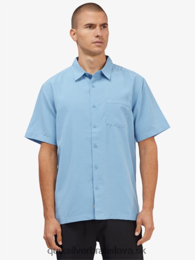 waterman centinela prémiová protivrásková košeľa Quiksilver muži B80HXR1305 súmrak modrá centinella