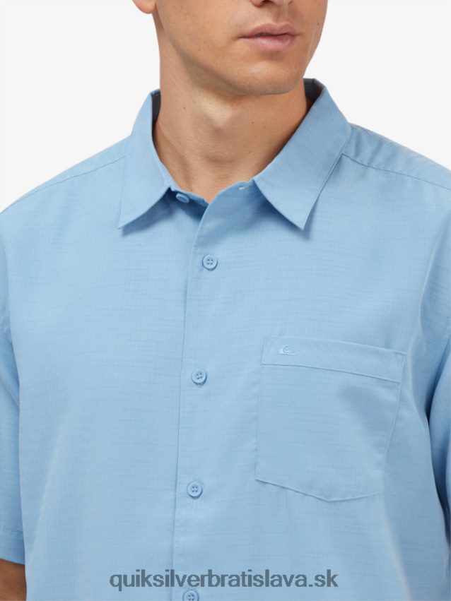 waterman centinela prémiová protivrásková košeľa Quiksilver muži B80HXR1305 súmrak modrá centinella