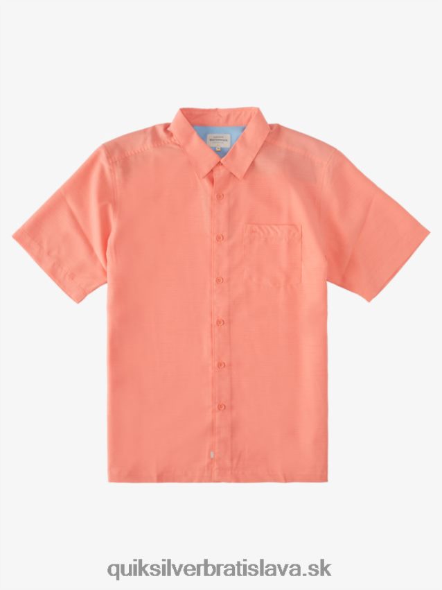 waterman centinela prémiová protivrásková košeľa Quiksilver muži B80HXR1307 broskyňová ružová centinella