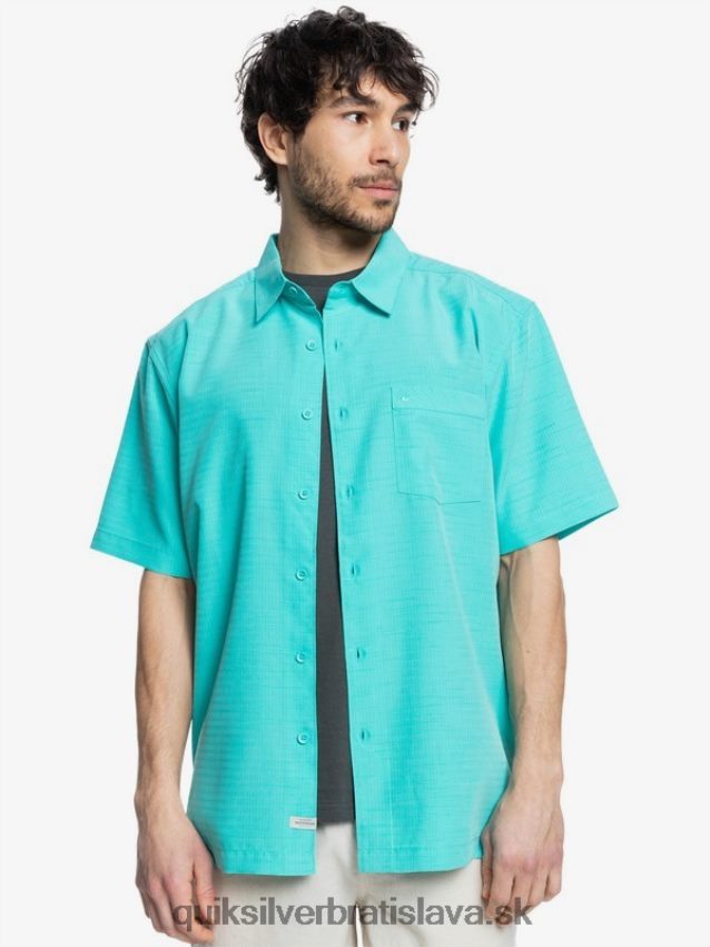 waterman centinela prémiová protivrásková košeľa Quiksilver muži B80HXR1308 modrá tyrkysová centinella