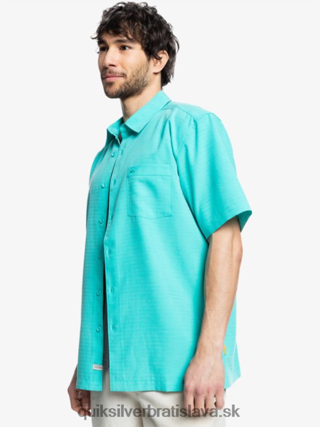 waterman centinela prémiová protivrásková košeľa Quiksilver muži B80HXR1308 modrá tyrkysová centinella