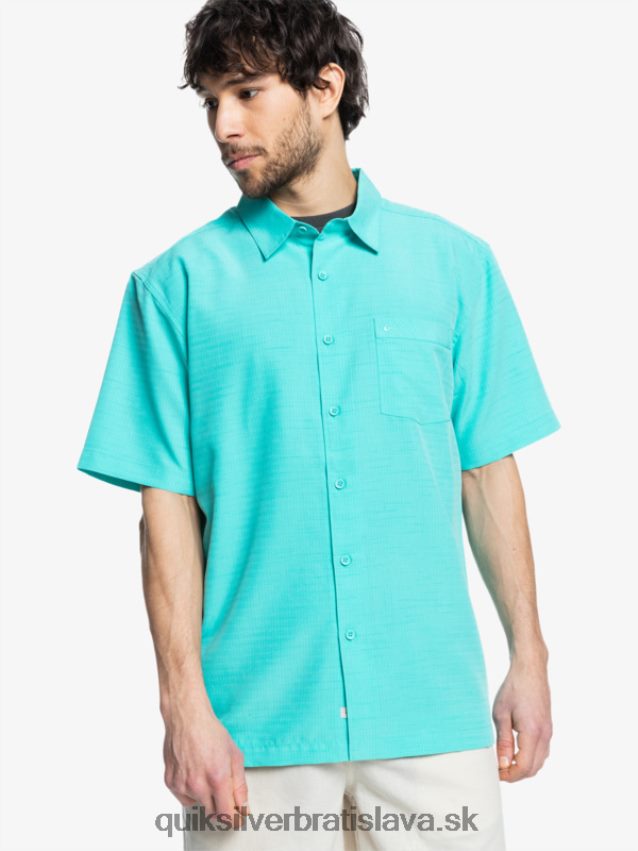 waterman centinela prémiová protivrásková košeľa Quiksilver muži B80HXR1308 modrá tyrkysová centinella