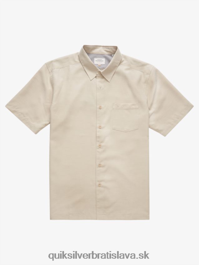 waterman centinela prémiová protivrásková košeľa Quiksilver muži B80HXR1310 hnedá ryža centinella