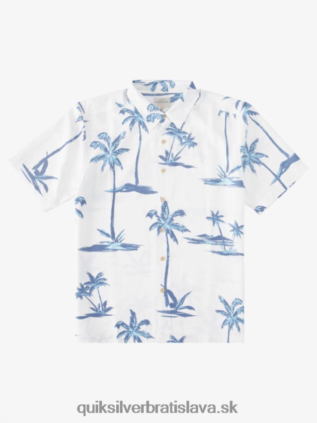waterman sea breezer havajská košeľa s krátkym rukávom Quiksilver muži B80HXR1501 súmrak modrý morský vánok
